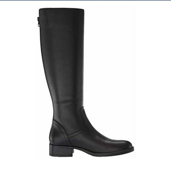 Edgy Chic Steve Madden Racing Stripe Leather Boots - Picture 3 of 7